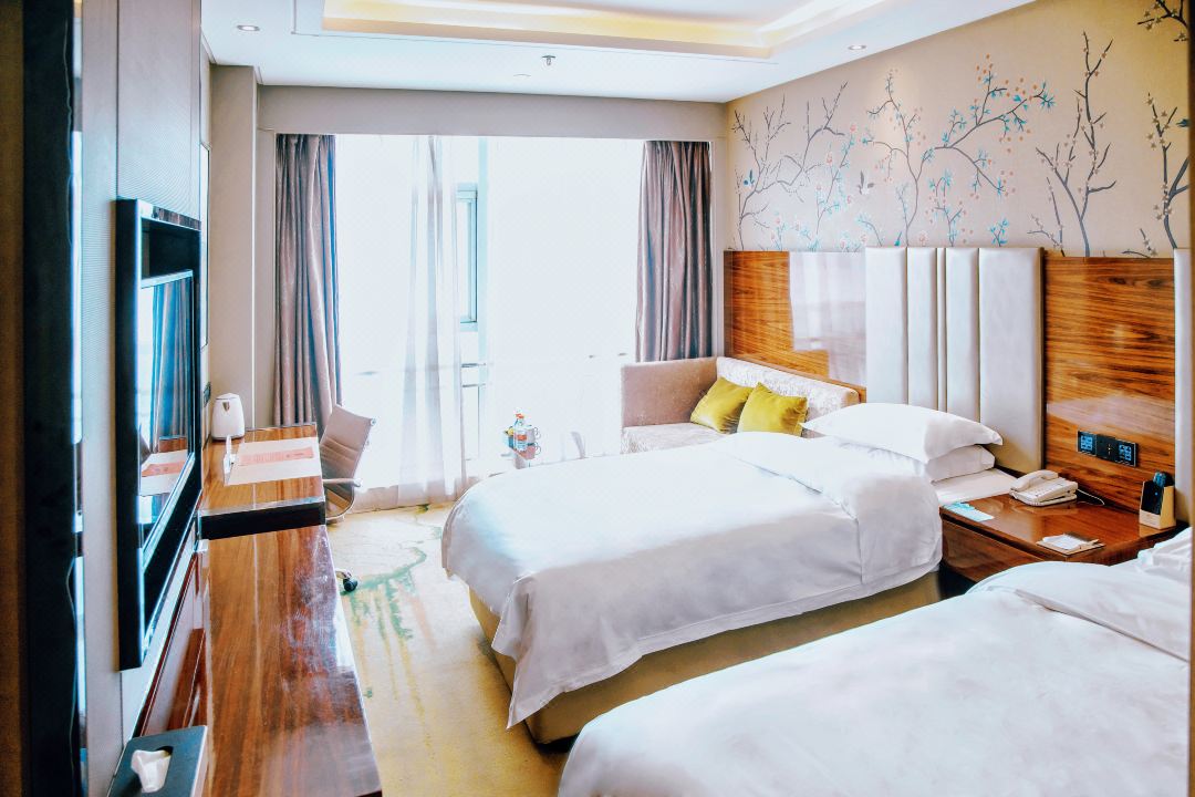 山水时尚双床房山水时尚酒店(北京怀柔雁栖科学城店)