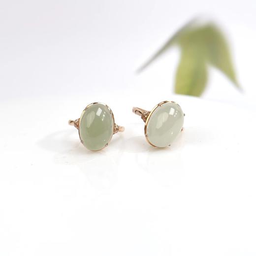 玉美人菲菲-18K和田玉戒指-多样性发一 商品图0