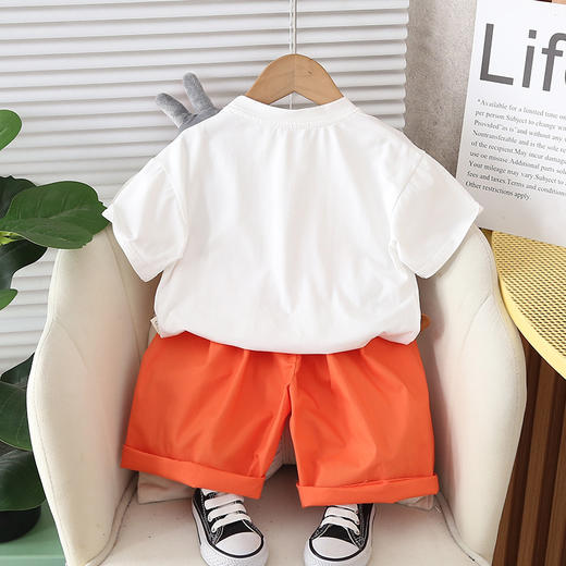 【男童夏装两件套】夏季短袖套装2024新款宝宝夏天可爱衣服卡通小儿童 商品图3