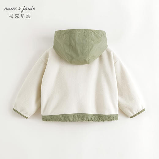 马克珍妮男童山系户外摇粒绒拼接外套2024秋装新款241060 商品图1