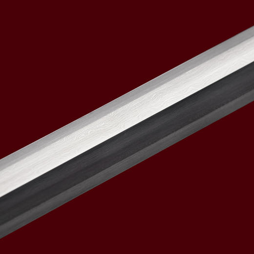 龙彩剑 手工花纹钢宝剑 清式宝剑 龙泉沈广隆一体宝剑 未开刃 商品图4