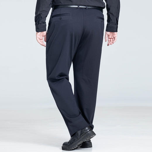 【高腰加长】【新款DSZ】大依优型大码商务休闲裤直筒长裤男舒适休闲商务简约百搭加肥加大男装 商品图3