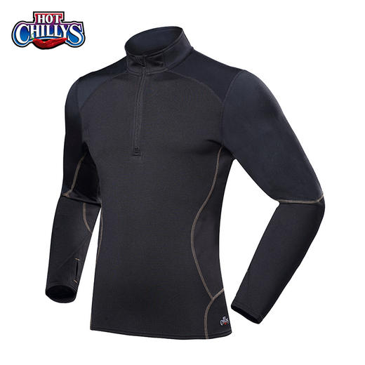 HOTCHILLYS热椒男F9拉领运动内衣登山滑雪速干排汗保暖HCA9443 商品图3