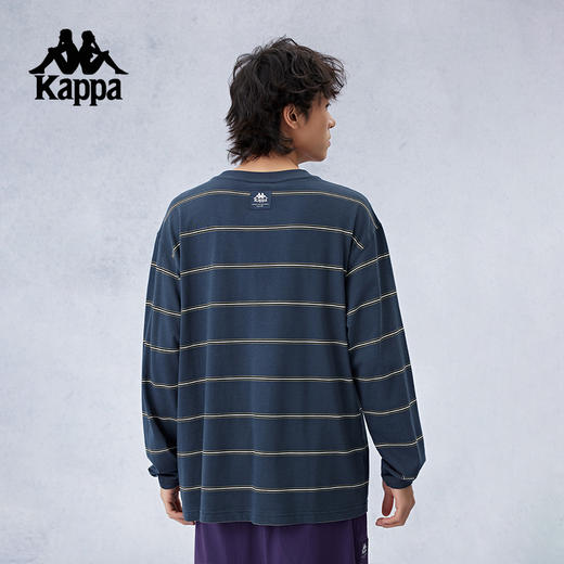 Kappa卡帕背靠背运动卫衣2024新款男复古纯棉套头衫针织长袖上衣K0E52TC82 商品图3