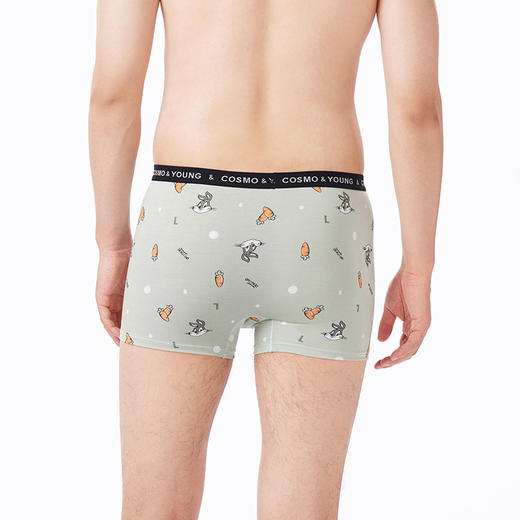 都市丽人都市锋尚内裤潮流时尚平角裤50S人棉男士内裤FKTCD9 商品图3