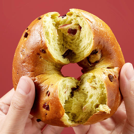 吾双黑松露菌菇贝果开心果蔓越莓贝果全麦黑麦谷物贝果杂粮面包黑芝麻欧包三明治手作面包早餐减脂代餐 商品图8