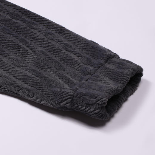 都市丽人都市锋尚睡衣好睡好眠长袖法兰绒烂花厚男士法兰绒套装FHT1D9 商品图5