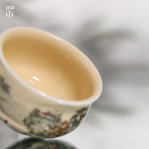 问鼎器度汝窑照莹杯（山水） 商品图2
