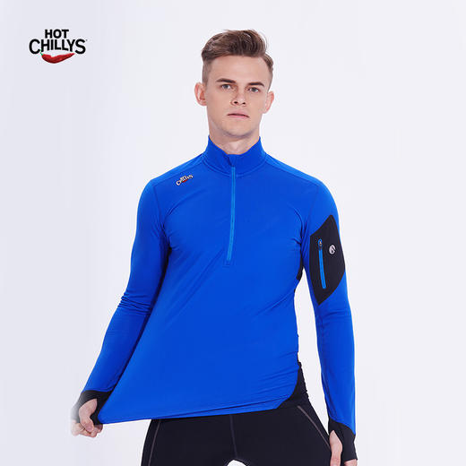 HOTCHILLYS热椒 F9拉领运动保暖上衣滑雪登山排汗透气 HA4033 商品图3