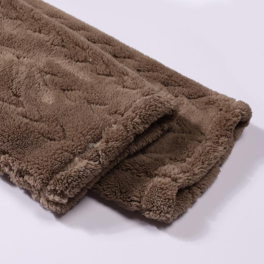 都市丽人都市锋尚睡衣舒适外出长袖长毛绒提花厚男士法兰绒套装FHT2D7 商品图13