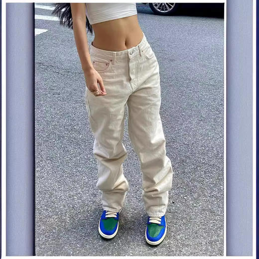 欧美外贸跨境货源修身时尚牛仔裤女 商品图1