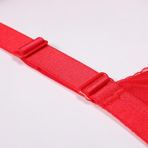 都市丽人调整型内衣舒软挺塑塑身文胸蕾丝超薄塑身内衣3/4杯四排扣LJT3H3 商品图9