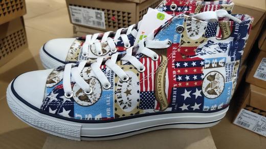 【2026新春专享】istep高帮帆布鞋情侣时尚原创手绘涂鸦帆布鞋（瑕疵品不退不换） 商品图5