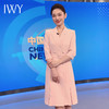 IWY/粉色教师录课正装职业连衣裙女腰带修身演讲主持人艺考西装裙Q13305 商品缩略图1