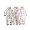 【秋冬软糯透气连体衣】2024秋季婴儿衣服无骨哈衣男女宝宝连体衣睡衣可爱爬服秋装家居服 商品缩略图4