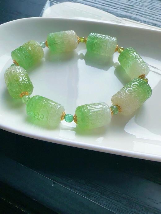 48.7g 雕刻碧玺手链 商品图7