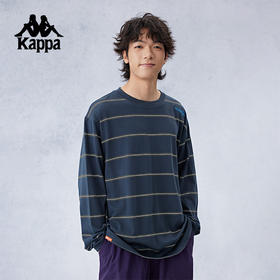Kappa卡帕背靠背运动卫衣2024新款男复古纯棉套头衫针织长袖上衣K0E52TC82