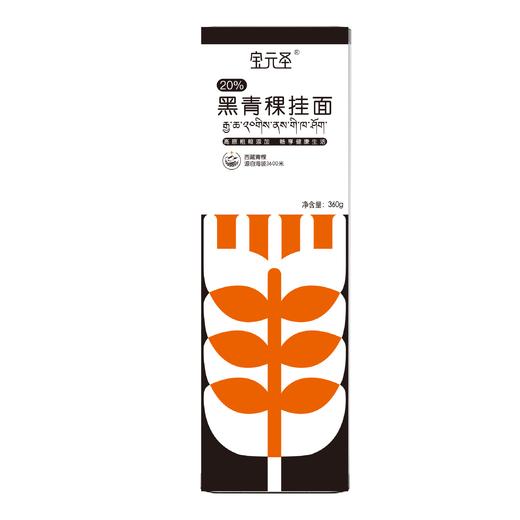 20%黑青稞挂面 360g 商品图0