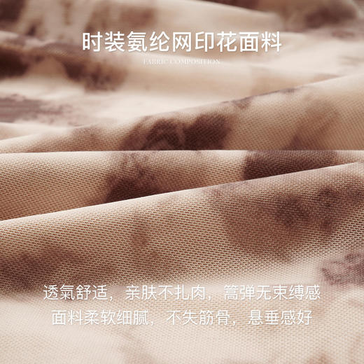 
OLrain欧芮儿法式长袖连衣裙女秋季2024年新款荷叶边晕染V领裙子 商品图4