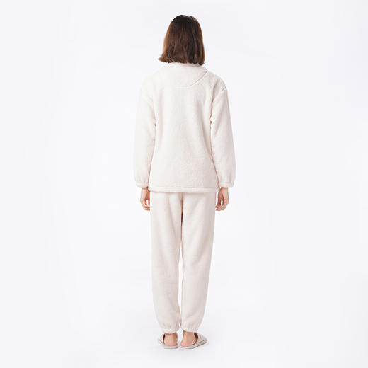 都市丽人都市锋尚睡衣舒适外出长袖长毛绒厚男士法兰绒套装FHT1D5 商品图3