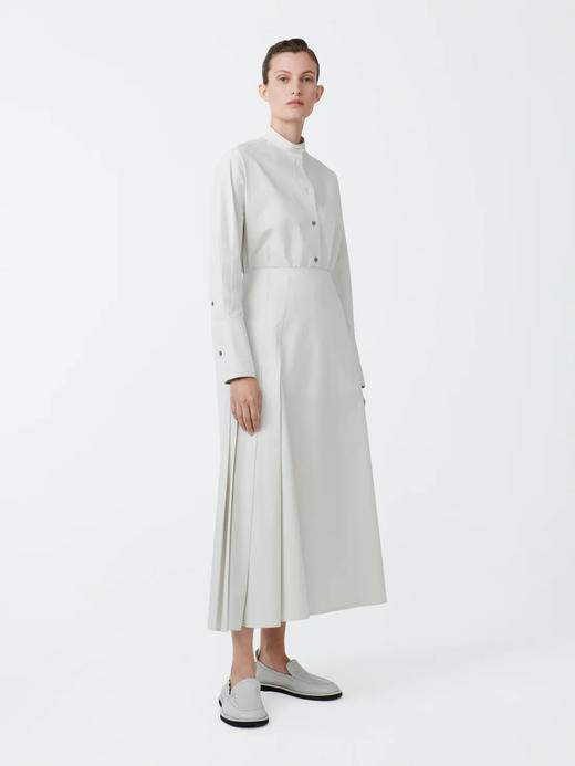 Studio Nicholson  冰玉色LAWSON多褶A字型半裙 商品图4
