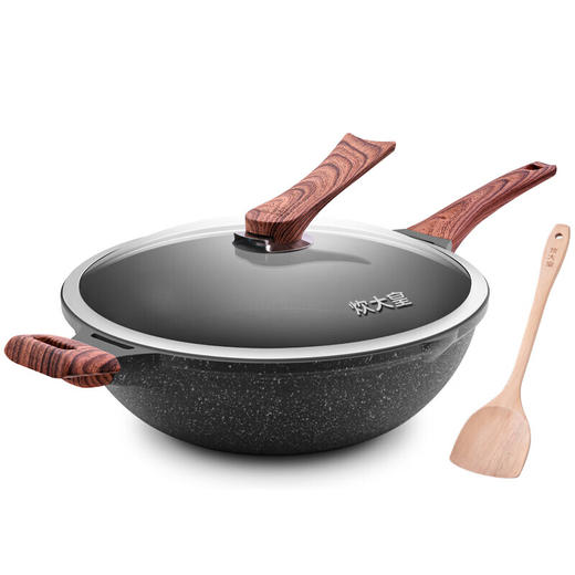 炊大皇  钻石三代炒锅34cm 带附耳B50182 商品图0