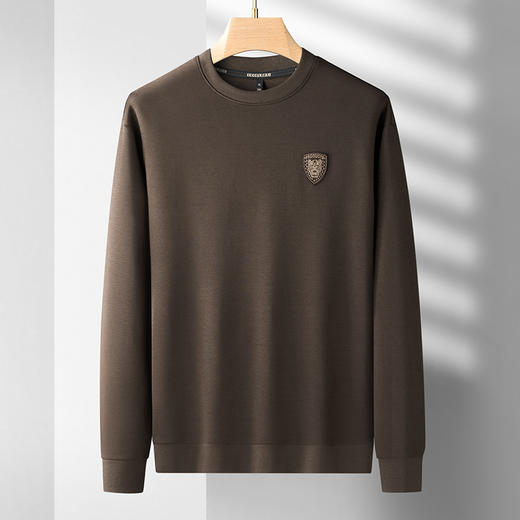 【新款DDS】大依优型大码重工卫衣长袖休闲加肥加大男士胖子大码内搭上衣打底显瘦 商品图9