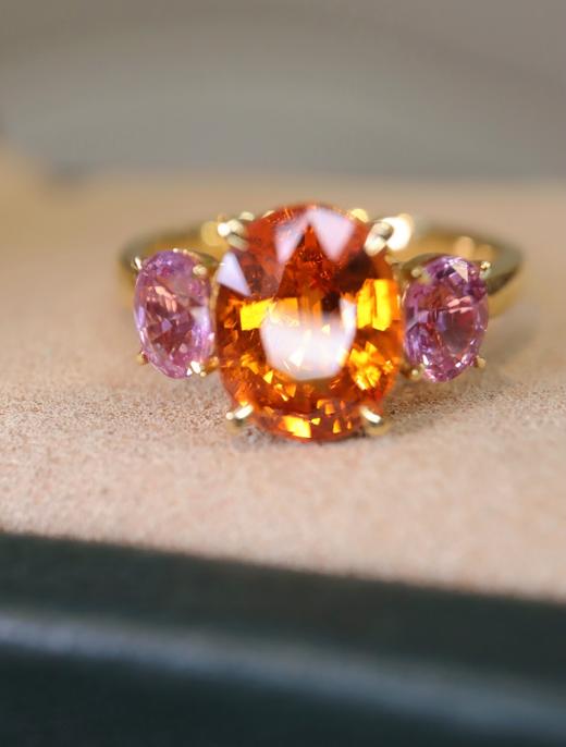 2.50ct 4.28g 芬达石戒指 商品图3