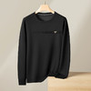 【新款DPF】大依优型大码长袖卫衣圆领套头加肥加大宽松休闲上衣男士打底 商品缩略图0