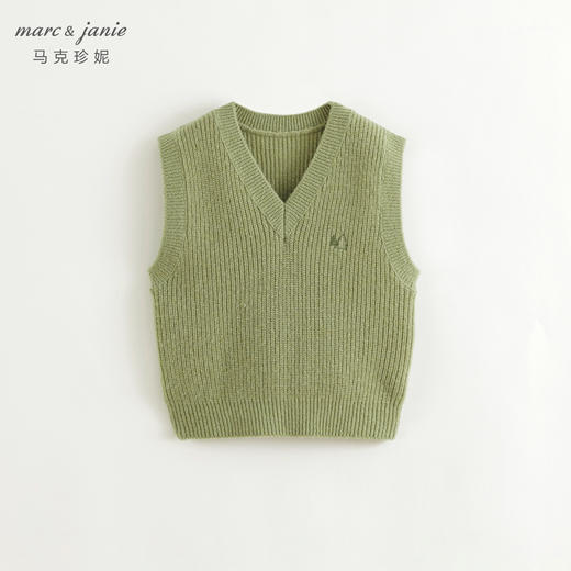 马克珍妮男童山系户外绵羊毛马甲2024年秋季新款241688 商品图3