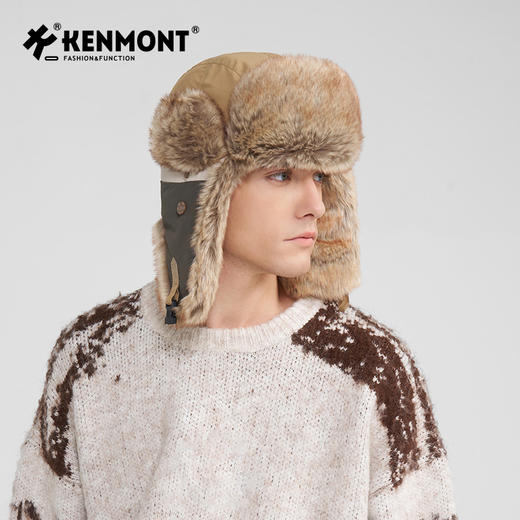 卡蒙冬季防泼水保暖两戴护耳雷锋帽KM-5275 商品图11