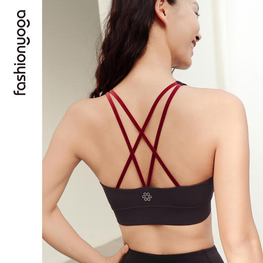 凡圣瑜伽丝绒交叉美背BRA   FL14167 商品图5
