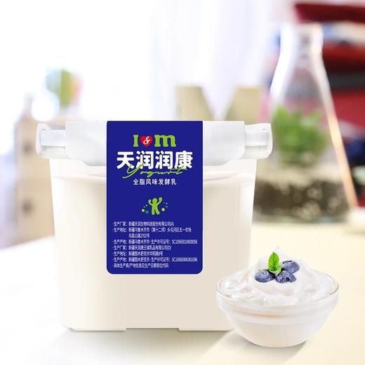 天润 润康酸奶豆腐大桶装老酸奶 1kg/桶装 商品图1