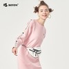【尾货清仓不退换】波顿长袖polo美式连衣裙女设计感小众潮流春秋中长款卫衣裙子LD221320 商品缩略图2