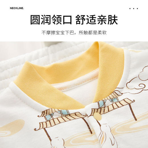 【40g薄棉婴儿连体衣】新生儿纯棉春秋款女宝四季衣服新生月子服婴幼儿秋装 商品图3