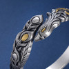 子佩集S999银【凤舞】手镯【YS035】纯银手镯仿古带金色嵌真金2408 商品缩略图3