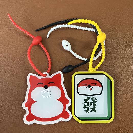 红红狐狐發大财亚克力行李牌套装㆐搜狐商城 商品图0