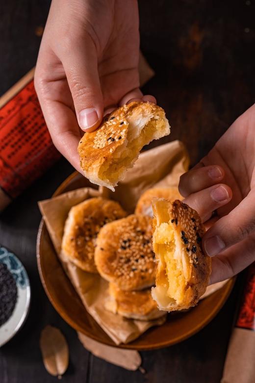 72小时发货【留海棠·板栗酥饼】传统油纸茶点 纯手工制作 饼皮酥脆 一口酥掉渣 老式吸油纸裹包 经过时间淘洗的味道~ 商品图2