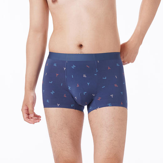 都市丽人都市锋尚内裤日常休闲平角裤60S莫代尔男士内裤FKTHC6 商品图1