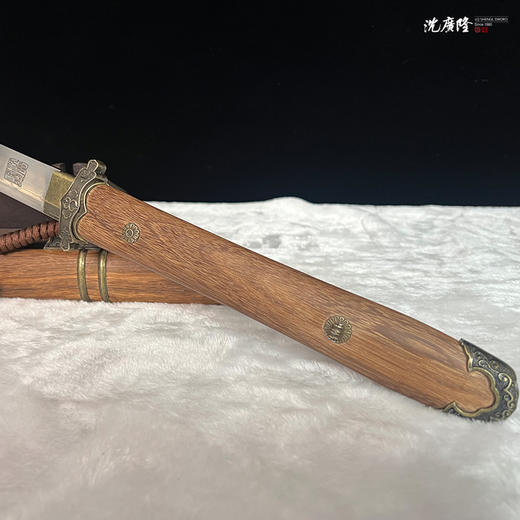 素花唐剑 诸刃唐刀 硬刀剑一体刀剑传统唐剑 龙泉沈广隆宝剑 未开刃 商品图9