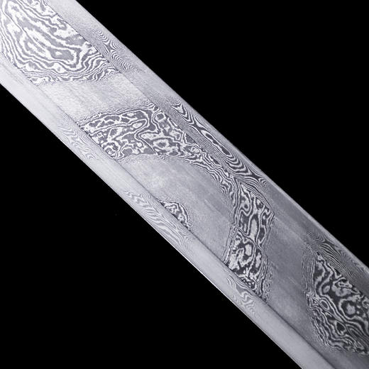 櫑具剑  汉唐宝剑  花纹钢 龙泉沈广隆宝剑  传统宝剑  未开刃 商品图6