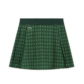 Lacoste法国鳄鱼女装新款时尚百搭高级感半身裙百褶裙短裙JF9433-98