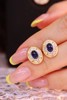 1.345ct 蓝宝石耳钉 商品缩略图1
