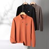 【100%棉】【新款DK】大依优型大码长袖Polo衫翻领纯棉男士加肥加大休闲大码男装宽松长袖体恤上衣 商品缩略图7