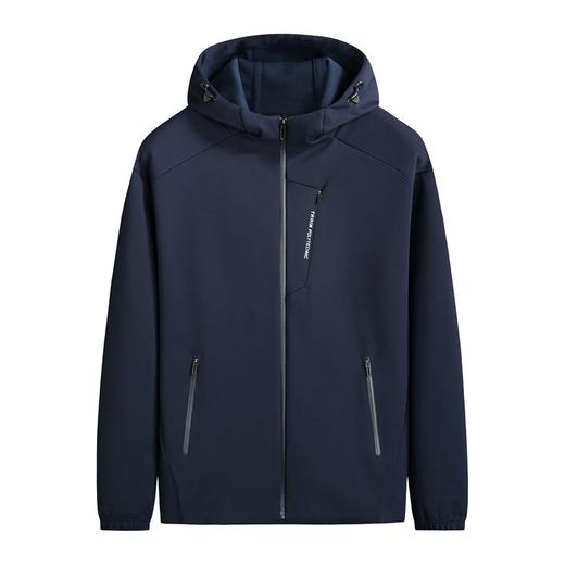 【新款DK】大依优型大码男装立领夹克加肥加大休闲夹克胖子宽松弹力运动外套上衣 商品图3