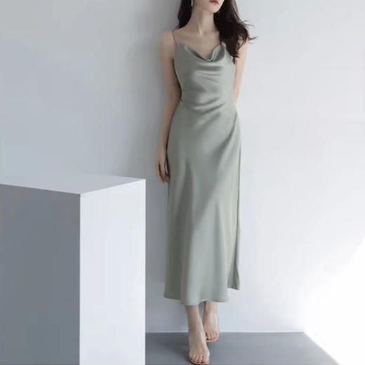 裁缝学苑AS322茶歇法式吊带连衣裙纸样女装收腰包臀裙子样板 商品图2