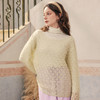 两三事 光雨捕梦 2024秋季新款性感钩花镂空薄款针织衫女中长款 商品缩略图1
