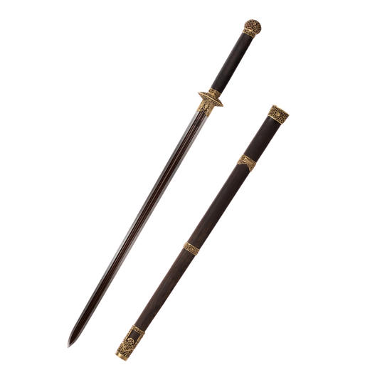 龙吟剑  龙泉沈广隆宝剑 镇宅宝剑 沈广隆剑铺 手工传统剑收藏宝剑 sgl-3016未开刃 商品图5