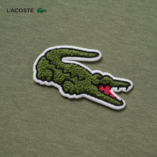 Lacoste【王一博同款】法国鳄鱼情侣款新款休闲T恤TH2745-10 商品图4