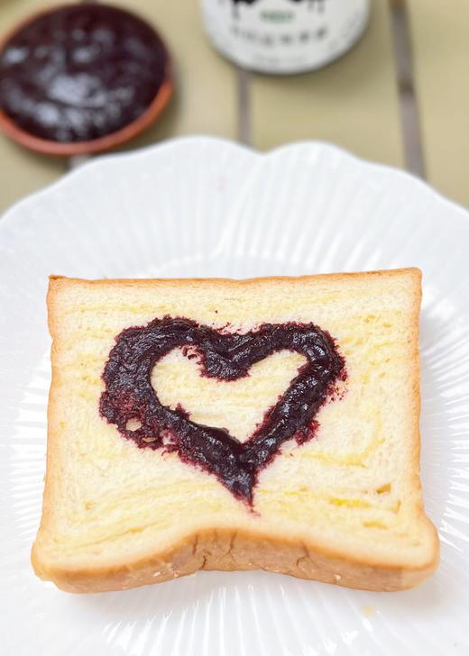 有机蓝莓果酱 绿色无额外添加 孕妇小孩可食 早餐代餐面包蓝莓果酱 128g*2罐 商品图2